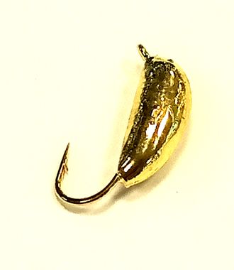 Мормышка вольфрамовая Банан 022 вес.1.20 gr.13mm. d-3.0mm, взять