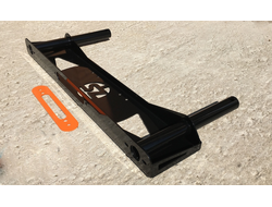 Подрамник (площадка) лебёдки Нива 4х4 "Вольф-стелс ZST-C-2" универсальный на трубах