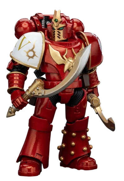 Легионер кабала Кхенетая Тысячи Сынов (Warhammer Horus Heresy) - КОЛЛЕКЦИОННАЯ ФИГУРКА 1/18 Thousand Sons Khenetai Occult Cabal Khenetai Blade (JT6069) - JOYTOY