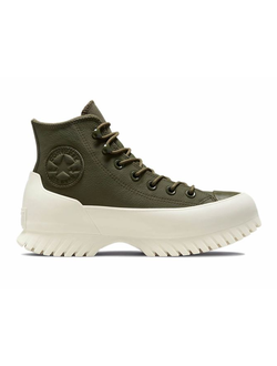 Кеды Converse All Star Lugged 2.0 кожаные зеленые высокие