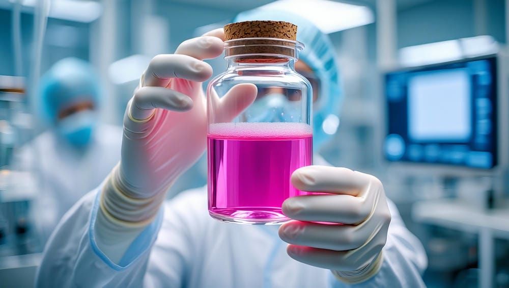 Компактный тест-набор и лабораторная посуда для анализа воды на азотистые соединения.