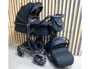 Детская коляска 3 в 1 Luxmom 601A Черный в Екатеринбурге