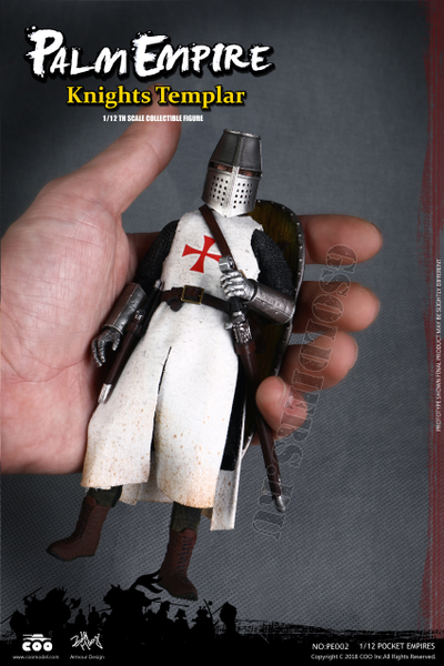 Тамплиер - Коллекционная фигурка 1/12 POCKET EMPIRES - TEMPLAR KNIGHT (PE002) - COOMODEL