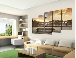 Модульная картина "Скамья свиданий"