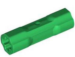 Technic, Axle Connector 3L, Green (26287 / 6443225)