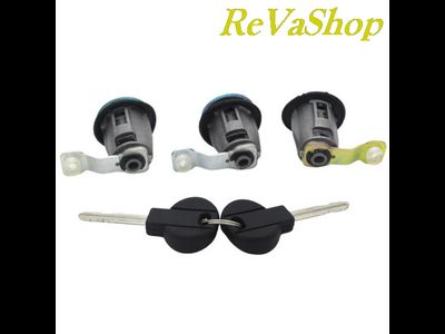 Комплект личинок замка двери Ситроен Берлинго Пежо Партнер (модификация 1)