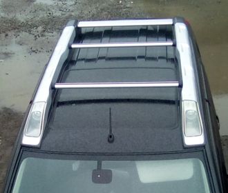 Багажник для Nissan X-Trail (T31) 2007-2015 с фарами на крыше