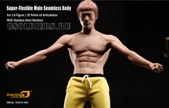 Супер-подвижное бесшовное мужское тело PL2016-M32 1/6 Super flexible Male Seamless Body - TBleague