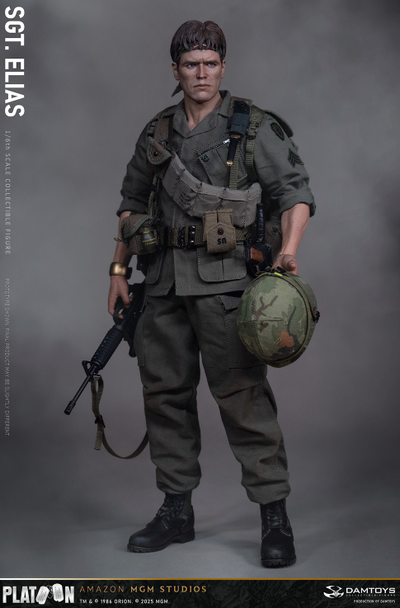 ПРЕДЗАКАЗ - Сержант Элиас Гродин ("Взвод", Platoon) - Коллекционная ФИГУРКА 1/6 scale Platoon Sergeant Elias (DMS047) - DAMTOYS ?ЦЕНА: 31700 РУБ.?