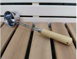 Черпак нержавеющая сталь с дерев. ручкой 700мл