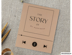 Открытка «Твоя история» 8,8 × 10,7 см