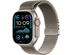 Apple Watch Ultra 2 (2024) Natural Titanium Case Milanese Loop Natural S