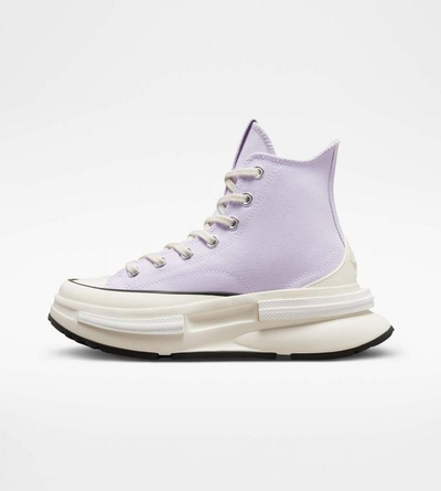 Кеды Converse Run Star Legacy CX светло-фиолетовые высокие на платформе