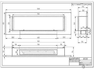 БИОКАМИН ELLIOT 1200 С БЕЛОЙ РАМКОЙ