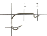 Крючок Invisible Tip Offset Hook №4