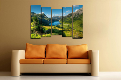 Модульная картина "Горный воздух"