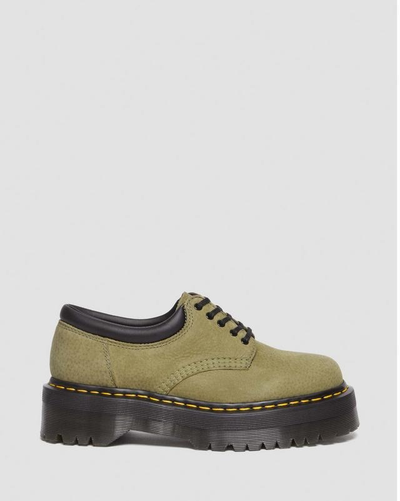 Ботинки Dr Martens 8053 Tumbled Platform Olive