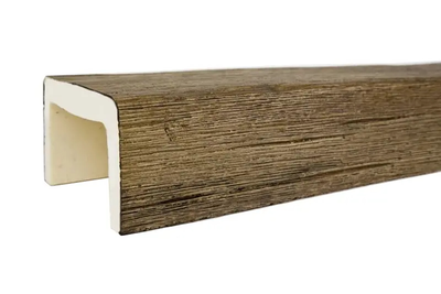 Декоративная балка из полиуретана Country Decor (WOOD LOOK) строганая М12 (120х60) олива