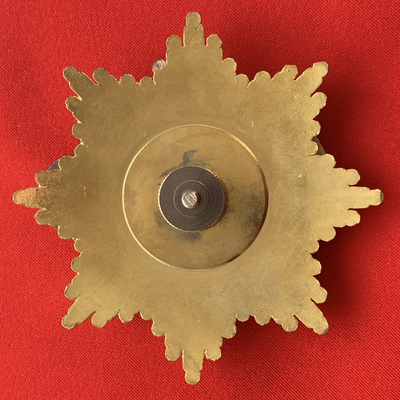 Звезда ордена Белого Орла со стразами, мечами и короной, копия LUX! Лот № 47.