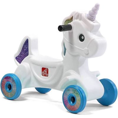 Step2 Радужные горки-2 с каталкой единорогом