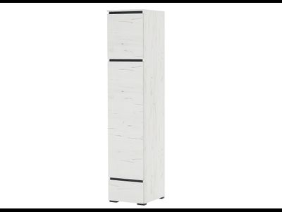 Пенал Гретта Д2С1Я дуб крафт белый (Памир)