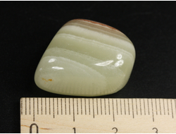 Оникс мраморный, галтовка, Пакистан (25*20*14 мм, 13 г) №35233