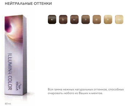Wella Illumina Стойкая краска для волос (Велла Иллюмина), 60 мл