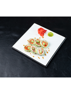 Грин ролл с лососем