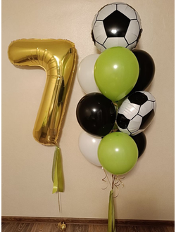 Сет "Футбол" (10 шариков + 1 цифра)