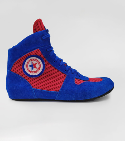 Борцовки для самбо ВФС BRAVEGARD Ascend сине-красные