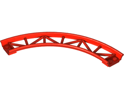 Train, Track Roller Coaster Curve, 90 degrees, Red (25061 / 6229115)
