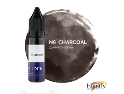 Пигмент для татуажа бровей Hanafy №6 - Charcoal (Уголь).