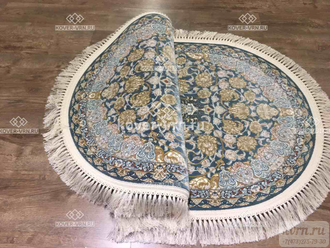 КОВЕР ИРАНСКИЙ Mashad 1200-3600 G129 blue-gray / 1,2*1,7 м овал