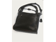(АРТИКУЛ: 10024/1/82) СУМКА ЖЕНСКАЯ СРЕДНЕГО РАЗМЕРА, НАТУРАЛЬНАЯ КОЖА, ЧЕРНАЯ, С ПЛЕЧЕВЫМ РЕМНЕМ