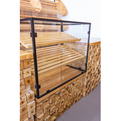 (LEX-01) Хлебная витрина "LEX" с 2-мя наклонными регулируемыми полками