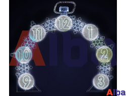 Светодиодная арка Часы