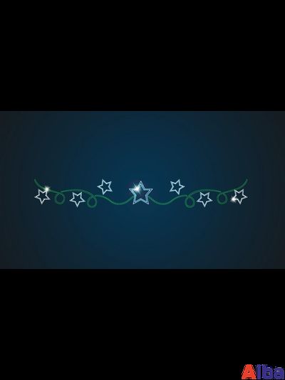 Перетяжка уличная Звезды-2