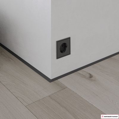 Микроплинтус Лайн Ликорн Чёрный С-05.25.3