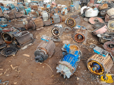 Скупка электродвигателей: Компания «Вторкабель» закупает электродвигатели разных марок, типов и габаритов по выгодным ценам на металлолом.