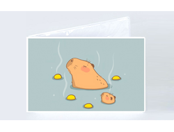 Обложка на зачетную книжку Капибара, Kapibara-san №23