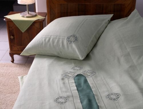 Двуспальные-евро комплекты льняного постельного белья