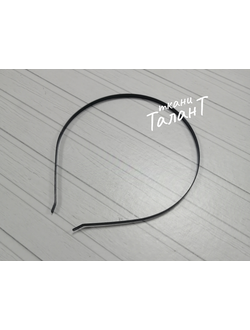 Ободок металлический, цв. Черный