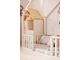 Кровать детская Кидс-24 домиком из массива сосны 80 х 160/180 см