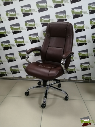 Кресло Everprof Kron M Экокожа Коричневый