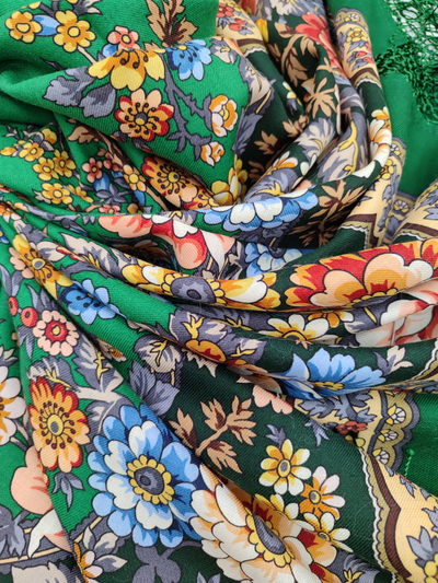 Павловопосадский платок Возьмёмся за руки, друзья 1973-9