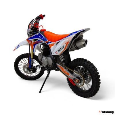 Питбайк MOTAX MX 125 Белый-оранжевый