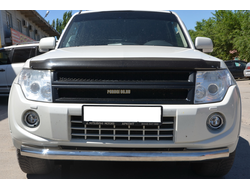 Защита переднего бампера d76 для Mitsubishi Pajero IV (2006...2017)