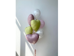 Фонтан "Сердца+шары"