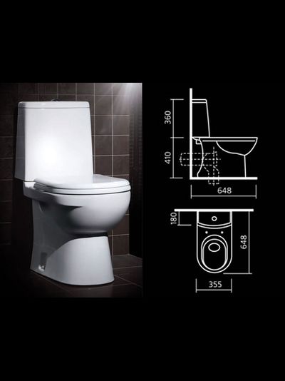 Унитаз Sanita Luxe NEXT LUXE SL DM SL900003 с микролифтом