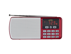 радиоприемник цифровой ЕГЕРЬ FM+ 70-108МГц/ MP3 красный (i120-RED)